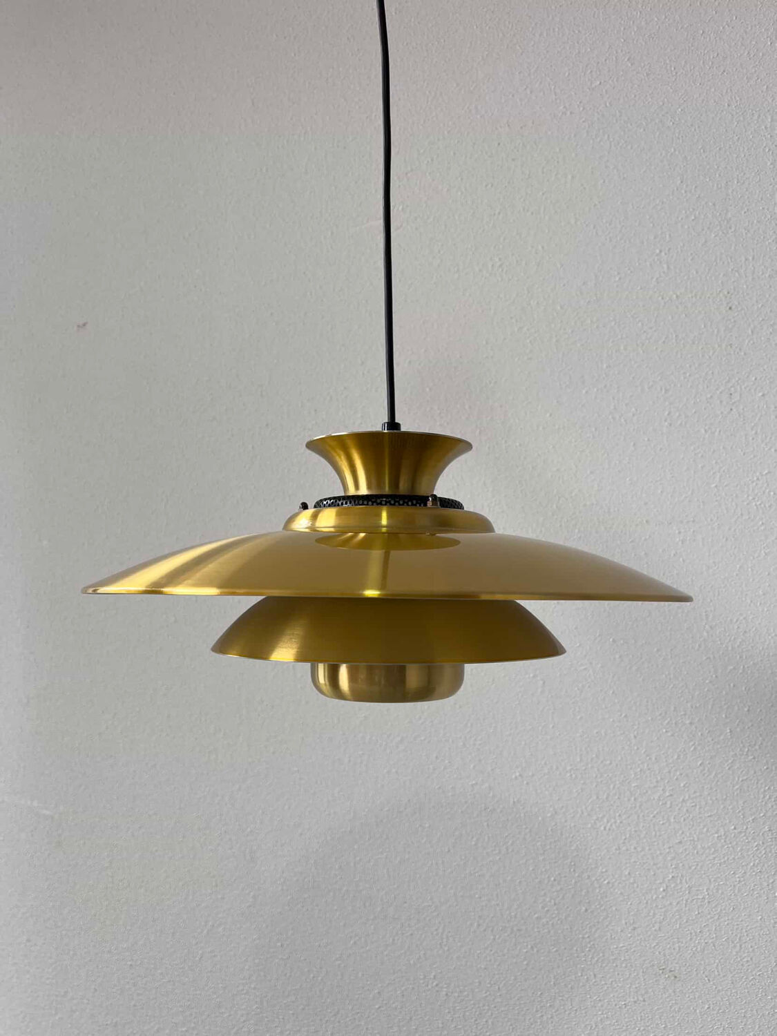 Vintage pendant lamp brass