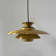 Vintage pendant lamp brass