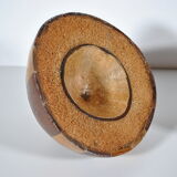 Coconut ice bucket in marquetry 1970