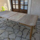 Antique extendable table