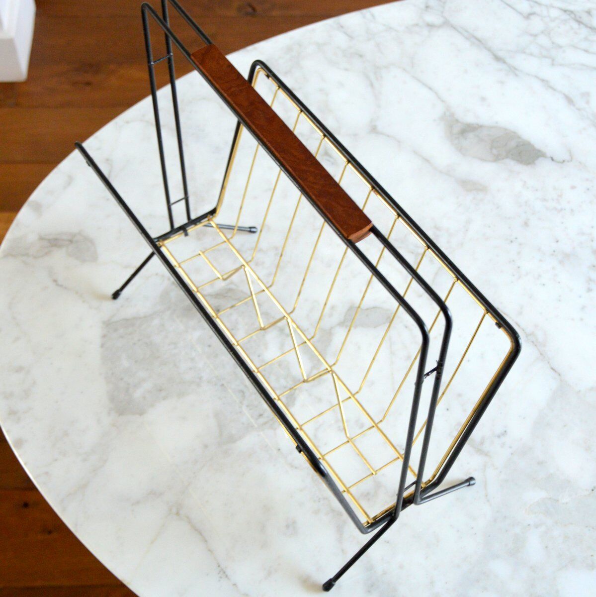 Scandinavian magazine holder 1950s