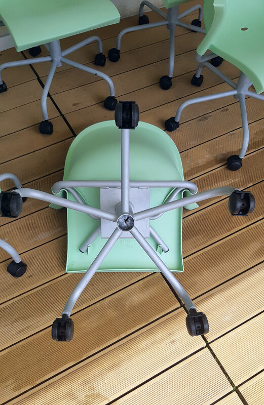 Series of 8 designer armchairs “Bla bla bla” Marco Maran