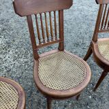 Chaises en cannage 1930