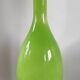 Grand vase bouteille géant en verre doublé vert pomme (66 cm)