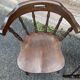 Vintage Hutten style 80s Western bistro wooden armchairs