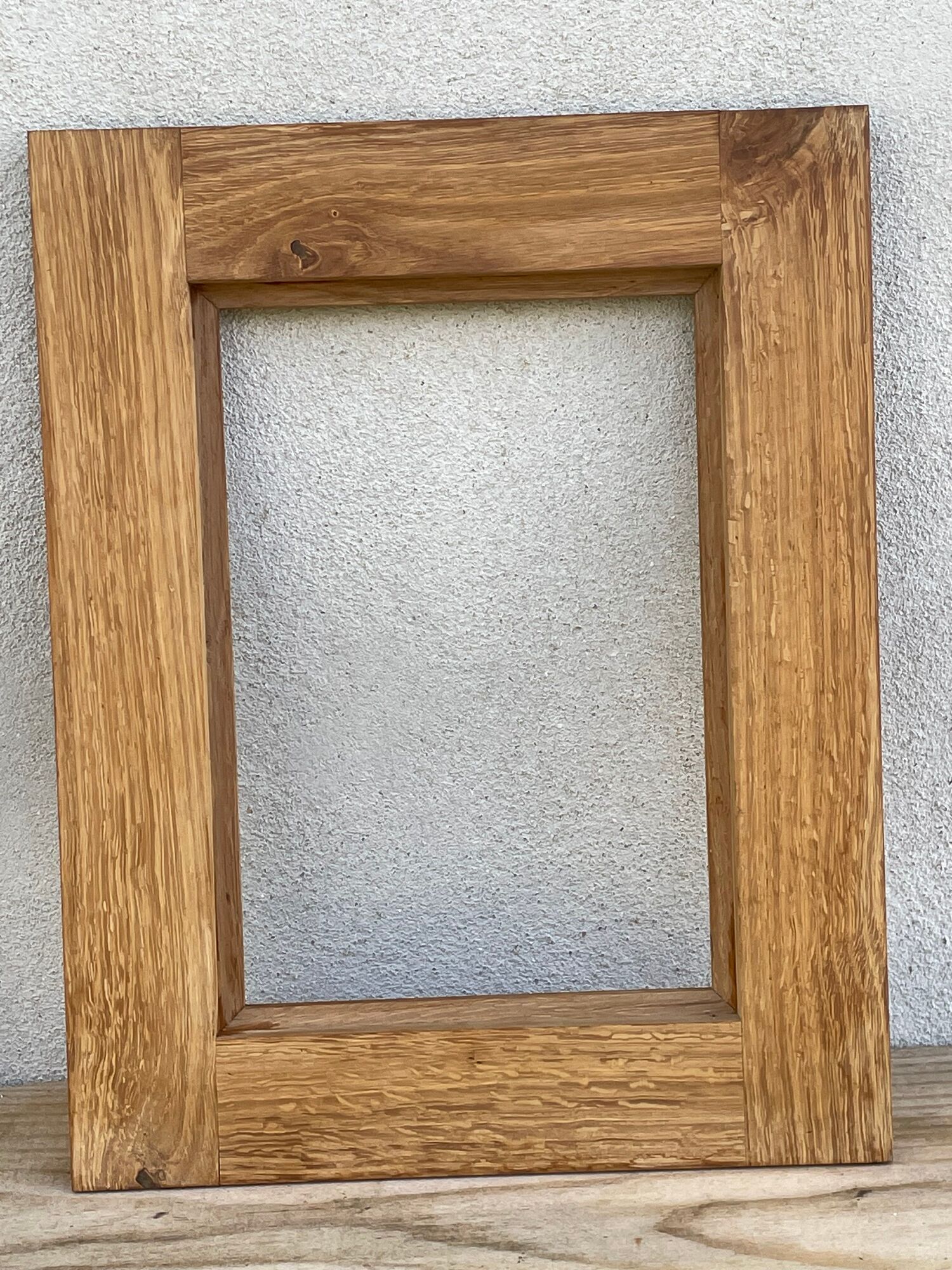 Set of 4 identical frames oak wood from artist stock