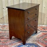 1930s English mahogany chest of drawers