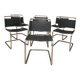 Ensemble de 7 Chaises S33 Mart Stam Circa 1980