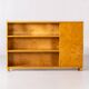 Bibliothèque Buffet vintage en bouleau 1940 Suède