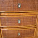 Commode en rotin  et laiton