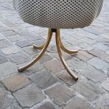 3 rotating vintage armchairs