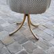 3 rotating vintage armchairs
