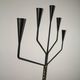 Floor Standing Candelabra with Black & Brass Details – by Gunnar Ander for Ystad-Metall – Sweden, 1960s