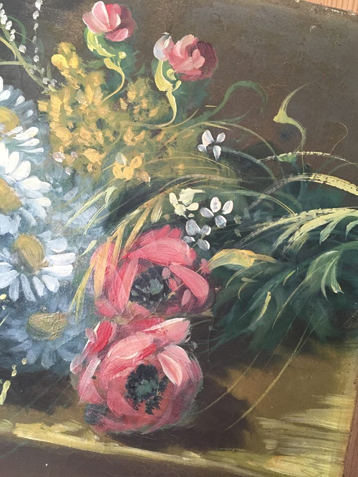 Still life with flowers country