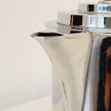 Old tea maker art deco metal and wood