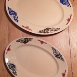 Duo of oval dishes