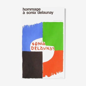 Affiche Sonia Delaunay 1975