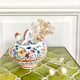 Gargoulette jug ceramic flower spade