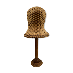 Lampadaire scandinave - rotin