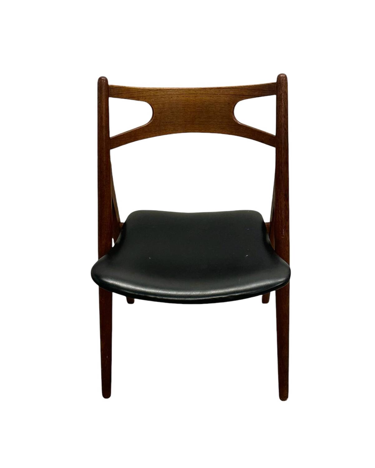 4x Teak Dining Chairs Hans J. Wegner CH29 Sawbuck