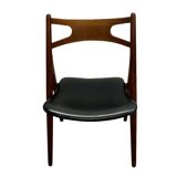 4x Teak Dining Chairs Hans J. Wegner CH29 Sawbuck