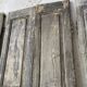 Trio of shutters louvers patina blue gray