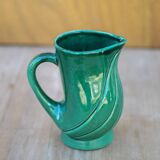 Vintage pitcher, vintage vase, Poët Laval turban model pitcher, PL France, vintage carafe, decoration