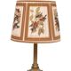 Stunning Tall chunky Bronze Corinthian Column Table Lamp with Bird Shade