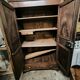 Louis Philippe period 12-panel solid walnut wardrobe
