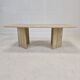 Italian travertine coffee table