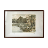 Lithograph Robert Yan (1980)