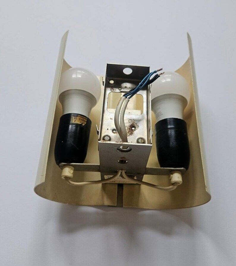 Extremely Rare Midcentury Wall Lamp, Italy, 1960s