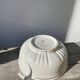 White and gold porcelain salad bowl, Moulin des Loups