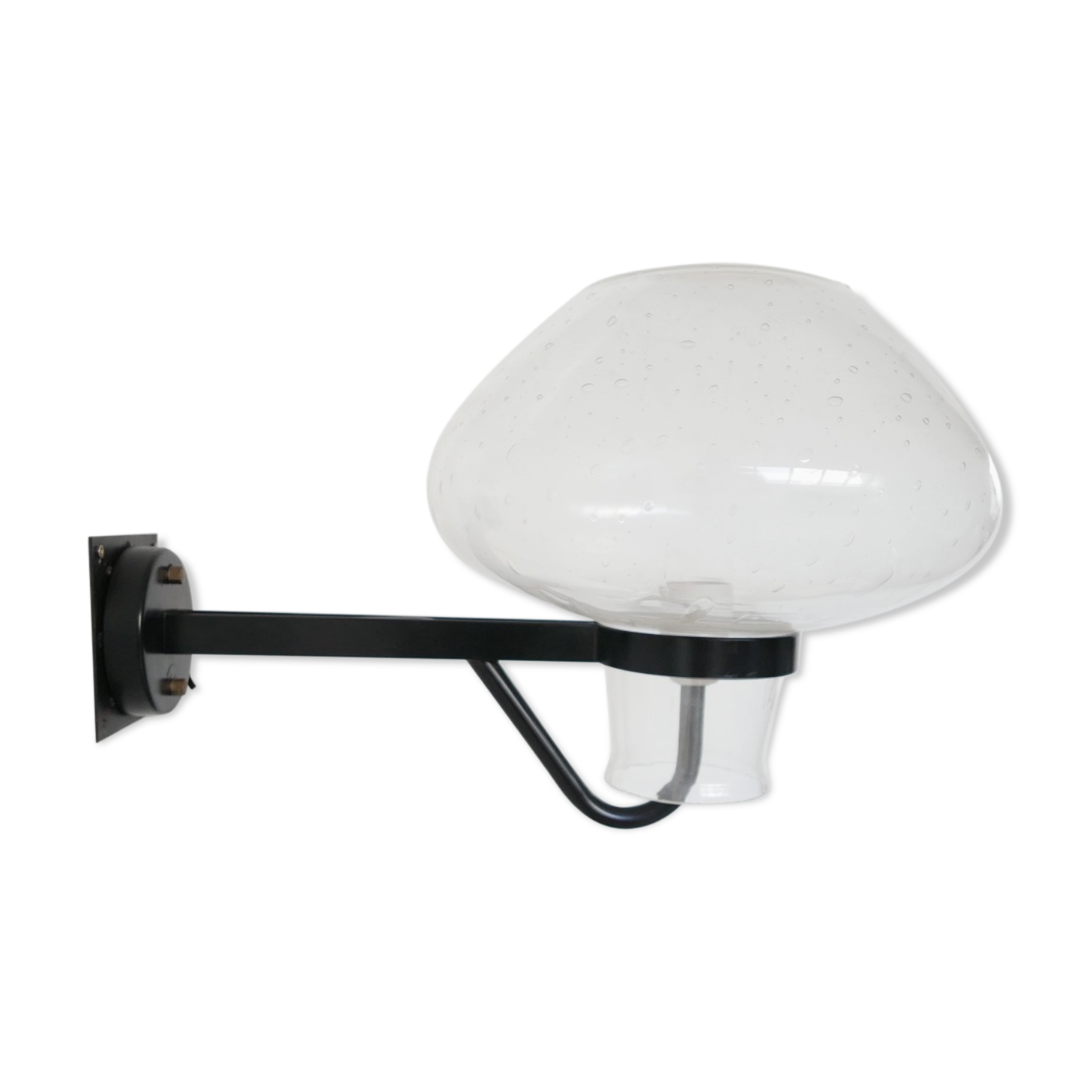 Mid-century glass wall light