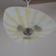 Mid-century glass pendant by Napako, Czechoslovakia, 1970s.