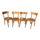 Lot de quatre chaises bistrot