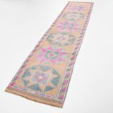 Soft Multicolor Persian Runner Rug, 83x335Cm
