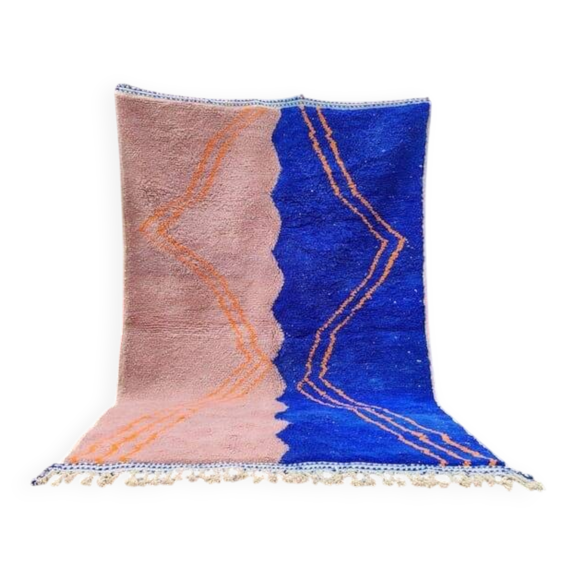 Handmade Beni Ouraine wool rug