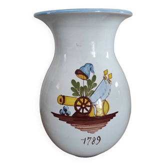 Hand decorated vase