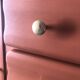 Terracotta vintage chest of drawers