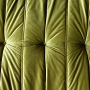 Togo Sofa Corner Green Velvet, France, 70´s