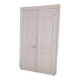 Double porte en chêne type hausmannien