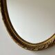 Vintage Oval Gilt Mirror