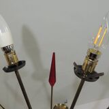 Lustre/Arlus Lunel/ français ancien du milieu du siècle dernier/10 feux