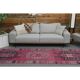 Vintage Turkish Hand-Knotted Wool Cotton Pink Runner Rug 104x351