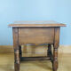 Chest bedside twentieth century solid oak pegged base spacer