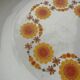 Large plate Schumann Arzberg Bavaria – Vintage orange flowers from the 70s