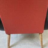 Rock n roll style skai armchair