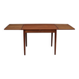 1960, Danish design, unfolded dining table, teak wood.