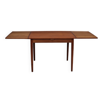 1960, Danish design, unfolded dining table, teak wood.